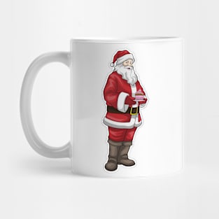 Santa Claus Christmas Cupcake Mug